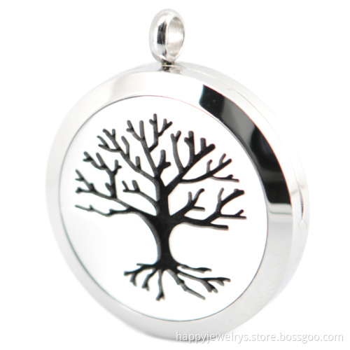 Jenia Hypoallergenic Surgical Grade 316L Stainless Steel Perfume Aromatherapy Diffuser Necklace Pendant